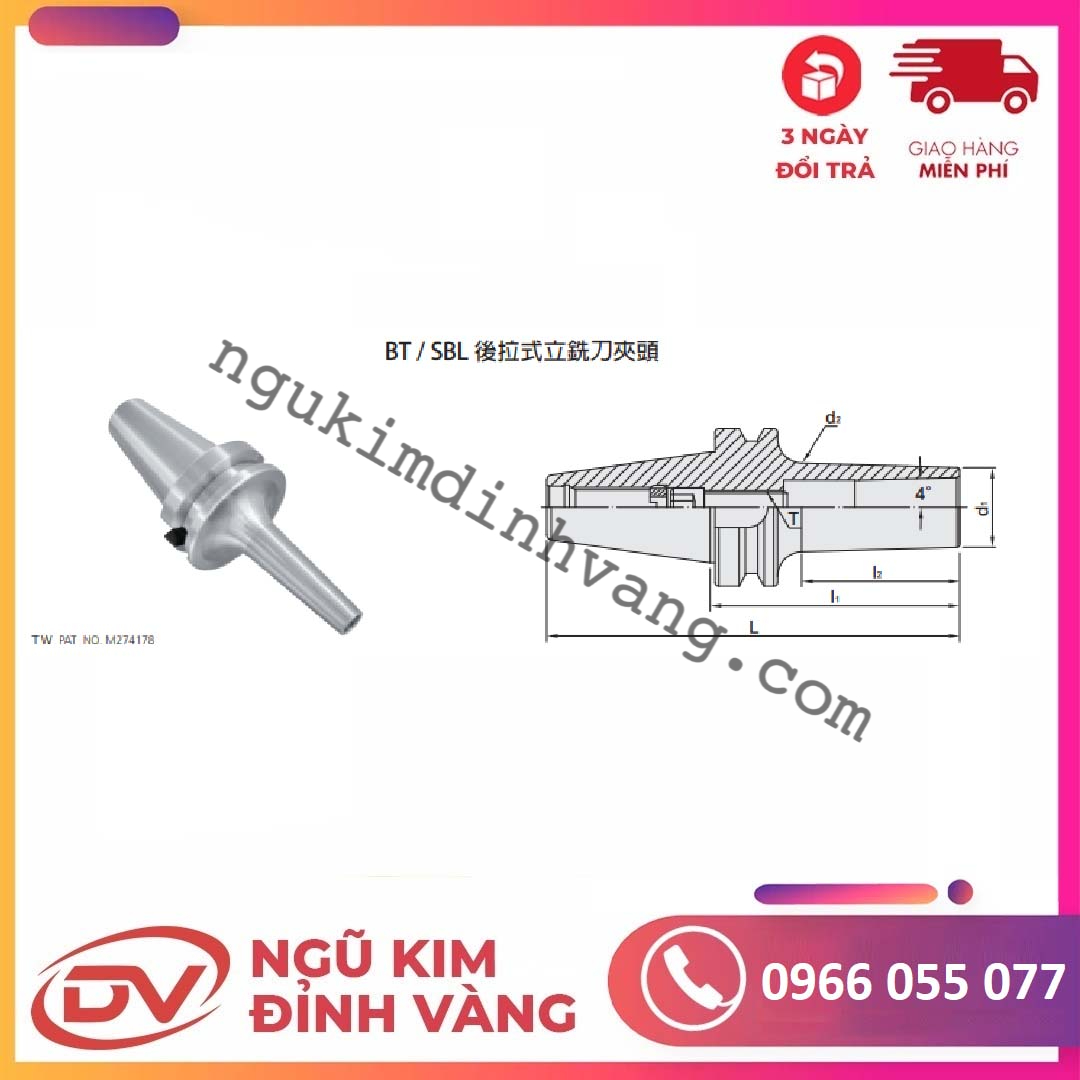 Đầu kẹp dao sử dụng nhiệt